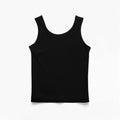 Essential – schwarzes Tanktop mit Rundhalsausschnitt