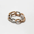 Duo – zweifarbiges Gliederarmband